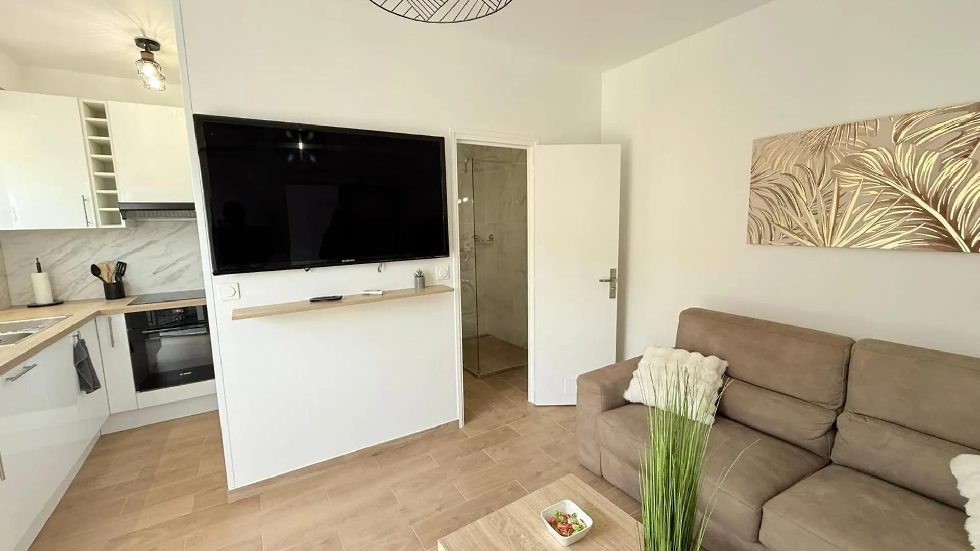 06Cp - Beautiful T2 Super Equipped With Terrace Apartment Villeneuve-Loubet