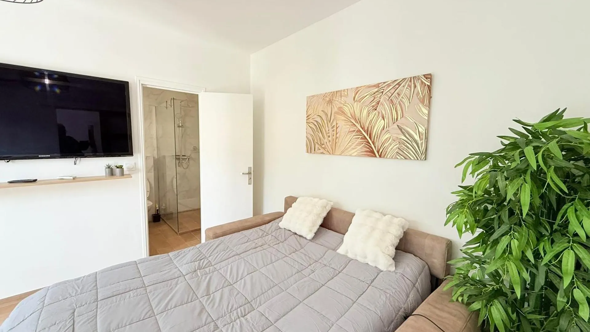 06Cp - Beautiful T2 Super Equipped With Terrace Apartment Villeneuve-Loubet